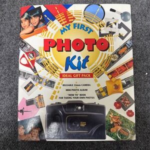 My First Photo Kit Reusable 35mm Camera Mini Photo Album Instruction Book Gift
